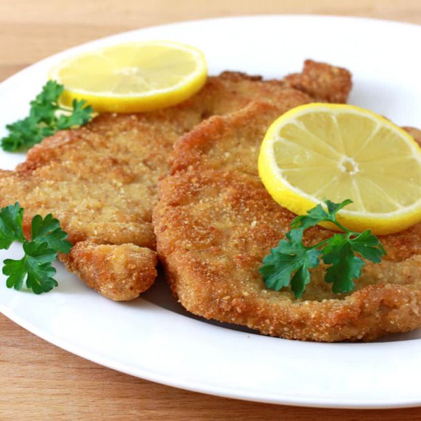 Anne's Kitchen: Schnitzel for supper? Plus a great idea for breakfast ...