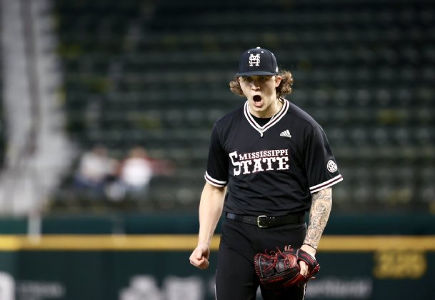 mississippi state on field baseball hat