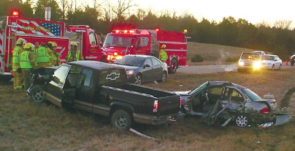 Two Injured, One Airlifted After Wreck - The Dispatch