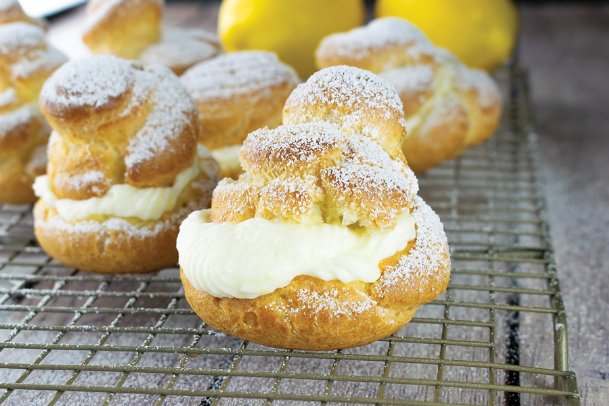 Like lemony treats? Try these lemon cream puffs.