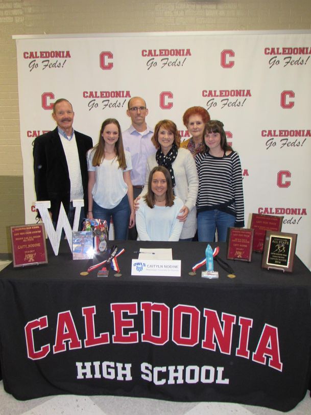 Caledonia's Nodine signs with MUW in track and field The Dispatch